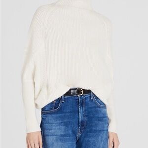 Club Monaco Cashmere Creme Funnelneck Sweater